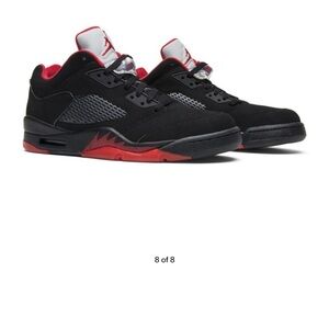 Black and Red Sneakers